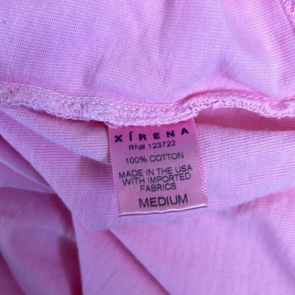 NWT XiRENA Emme Short Sleeve Tie Waist Mini T-Shirt Dress in Primrose size M - Picture 14 of 14